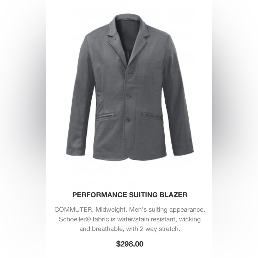 Qor Small Performance Suiting Commuter Blazer Hea… - image 2